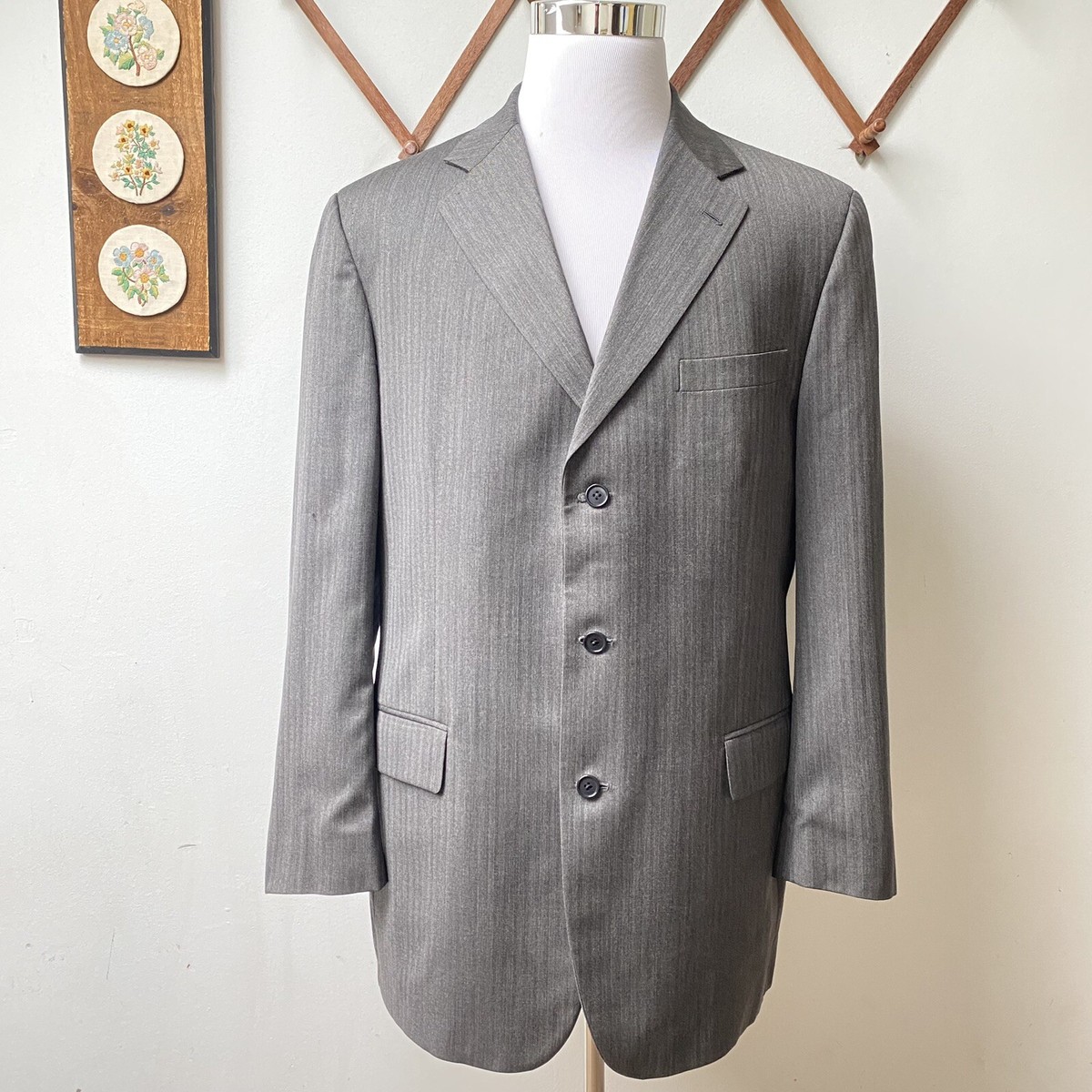 USA製 ロロピアーナ super110 ブルックスブラザーズ ブレザー 42