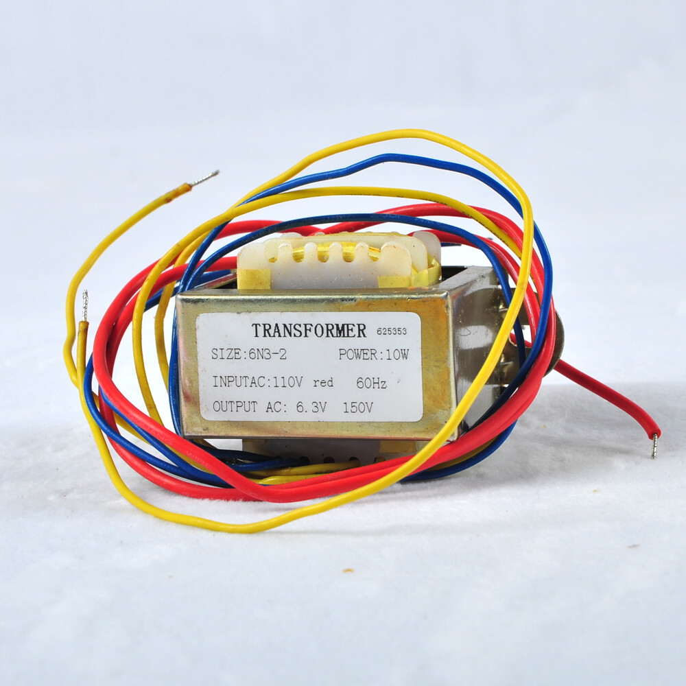110VAC IN 150VAC + 6.3VAC Out 10W Transformer for 6N3 Preamp