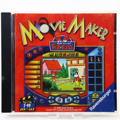 PC CD DVD Spiel Software Jewelcase Movie Maker Fix & Foxi Gut