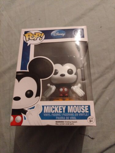 Disney FUNKO POP! - Mickey Mouse #01 Vinyl-Figur - Serie 1 neues blaues Logo