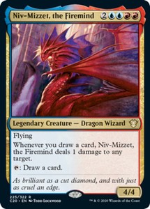Niv-Mizzet, the Firemind x4 - Commander 2020 - NM-Mint, English - Commander 2020