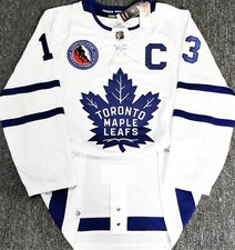 PRO-50-52-54 * MATS SUNDIN TORONTO MAPLE LEAFS HALL OF FAME PATCH ADIDAS JERSEY