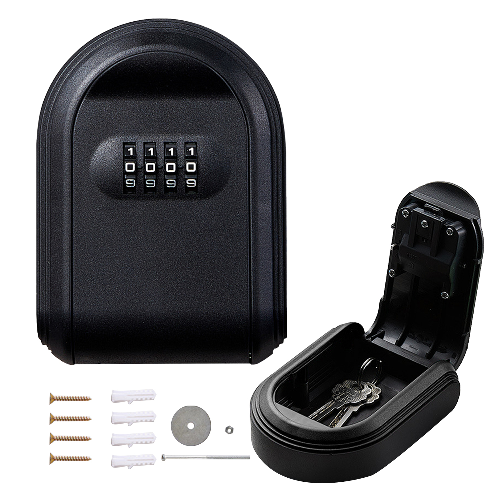 Digit Combination Lock School Dustproof With Screws Gym Key Safe Box eBay