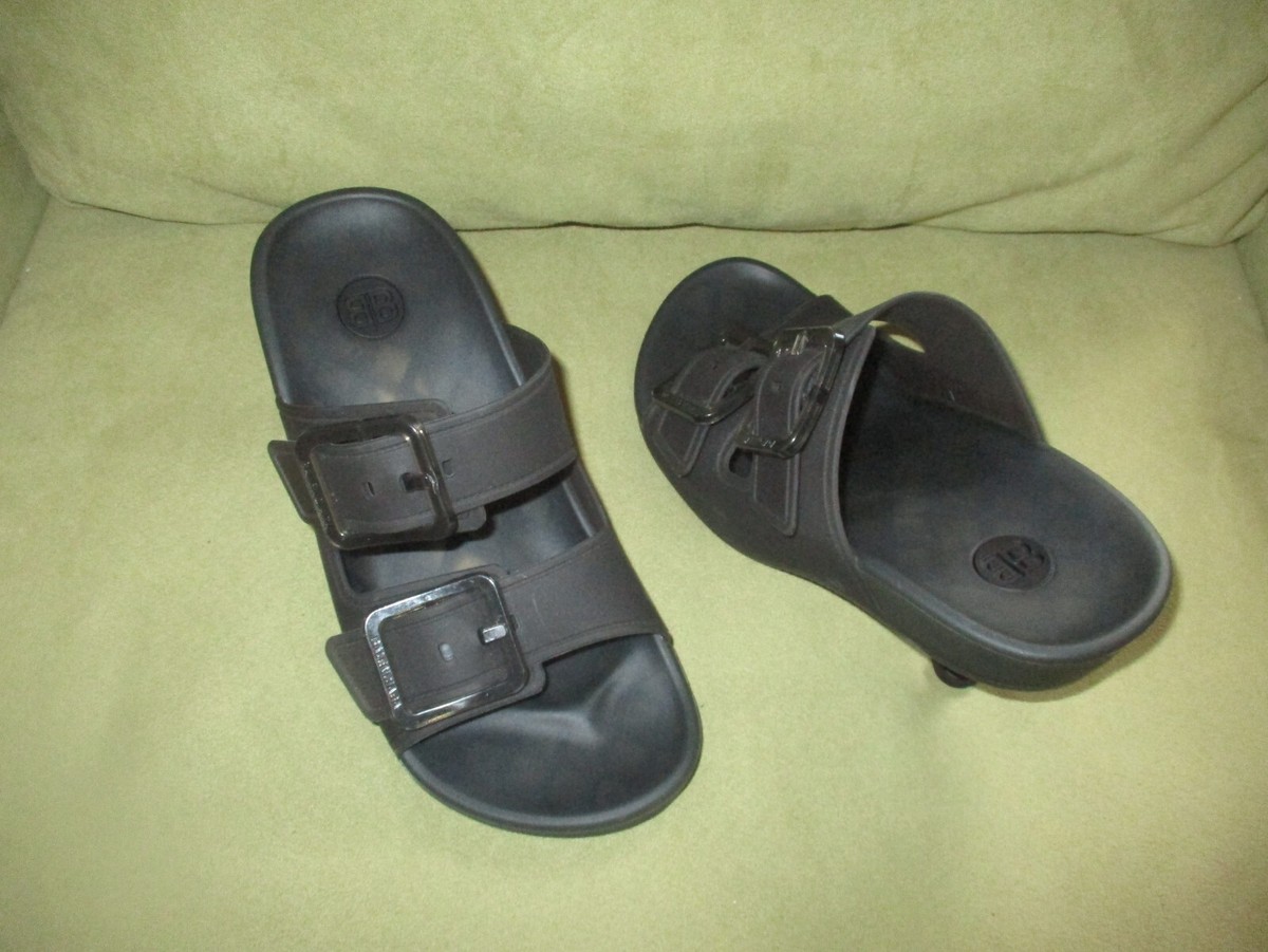 $625 Balenciaga Mallorca Slide PVC Jelly Logo Buckle Sandals $625 Balenciaga Mallorca Slide PVC Jelly Logo Buckle Sandals