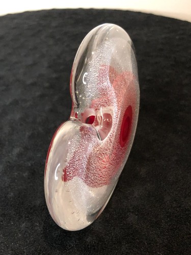 Kunstglas signiert Michael Nourot Parfümflasche 1992, kein Stopfen - Bild 4 von 8