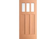 Rancho - Craftsman Mahogany Exterior Door 3-L...