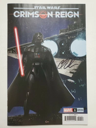 🔥 Star Wars Crimson Reign 1 Crain Variant Signed by Charles Soule Marvel Comics