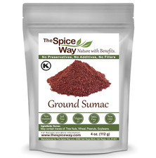 - Pure 100 Ground Sumac Spice, No Salt, No GMO, No Irradiation, Sumac Seasoning