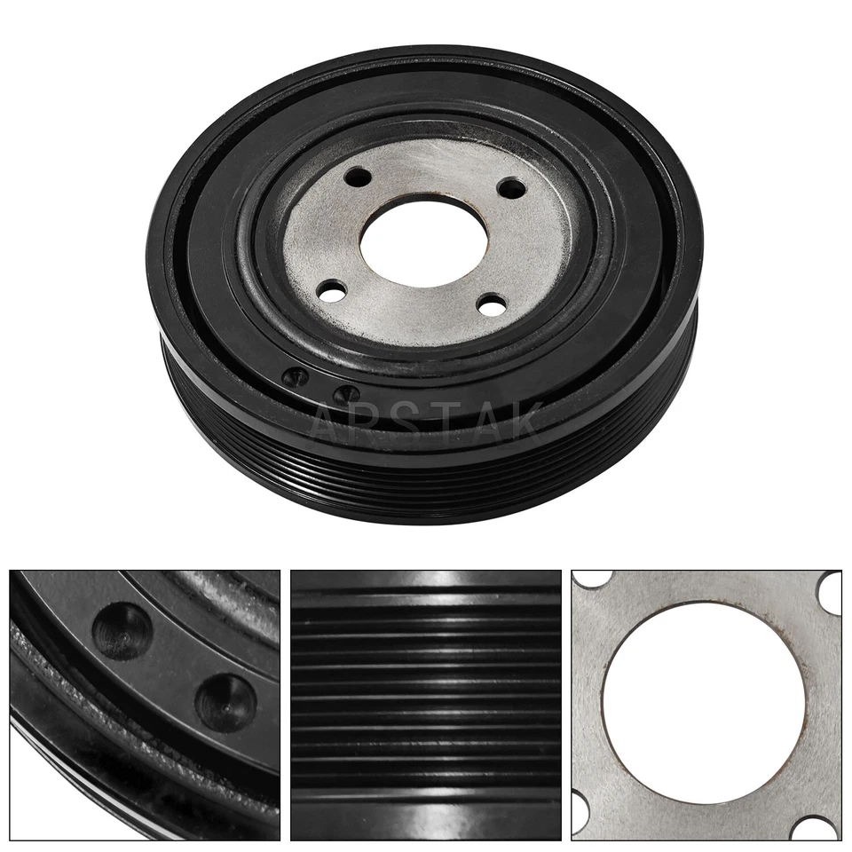 05072669AA Engine Harmonic Balancer Crankshaft Pulley for 2006 Jeep Liberty 2.8L - Image 2 of 4