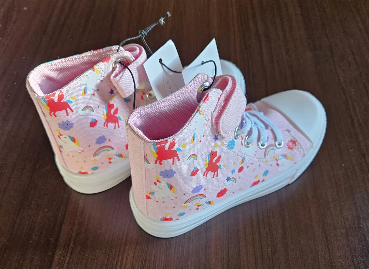 Euxterpa Kids Shoes Pink Unicorns Size 2 Brand New With Tags eBay