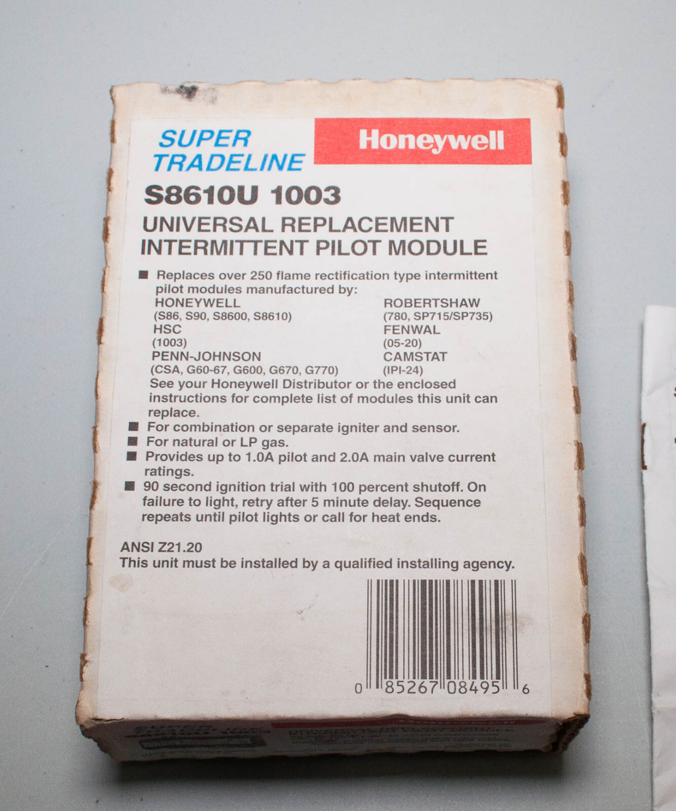 Honeywell S8610U1003 Universal Intermittent Pilot Control Module S8610U ...