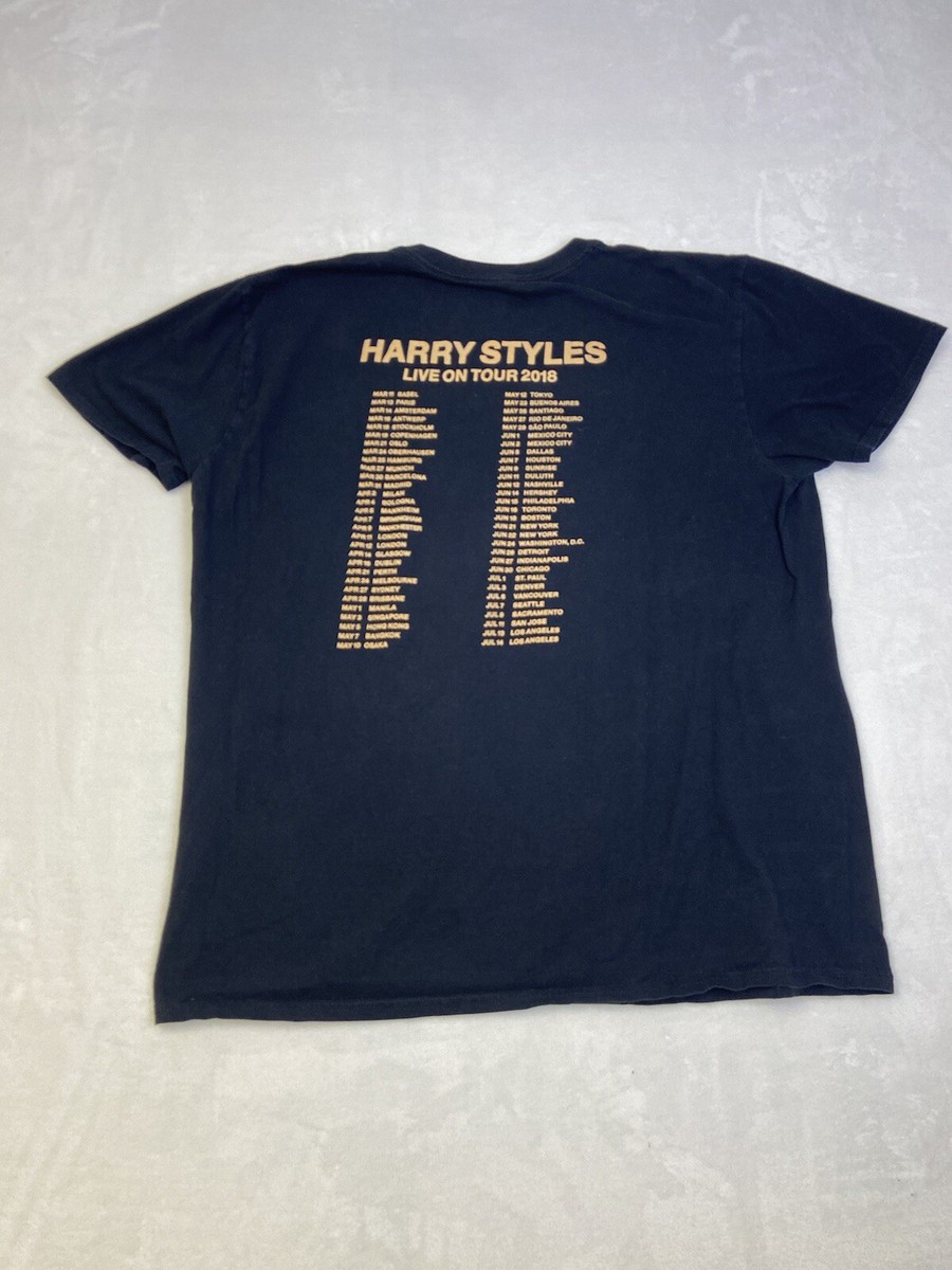 Harry Styles 2018 Live on Tour Concert Tee Size XL One Direction