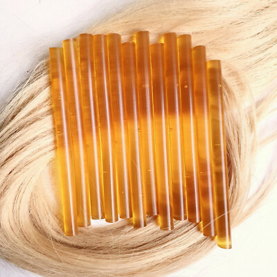 12x Keratin Sticks für Bonding Extensions in 3 Farben Gluestick Haarverlängerung