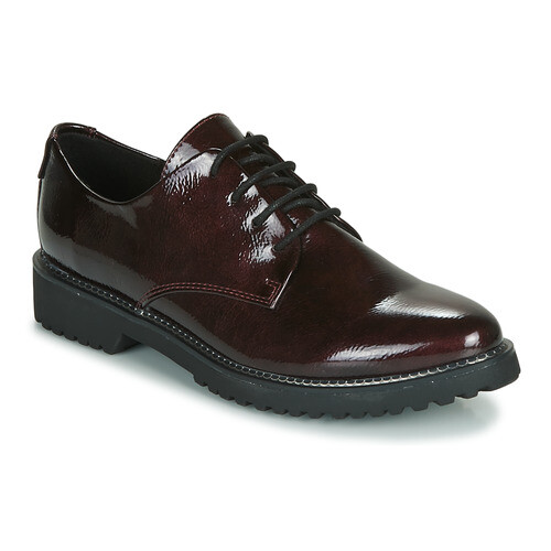 Scarpe Donna Stringate Basse Francesine Inglesine MARCO TOZZI Bordeaux  Derby | eBay