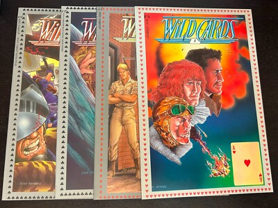 WILD CARDS #1-4 (Epic Comics 1990) -- #1 2 3 4 -- FULL Set