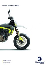 Husqvarna Service Workshop Shop Manual Book 2022 701 Supermoto US