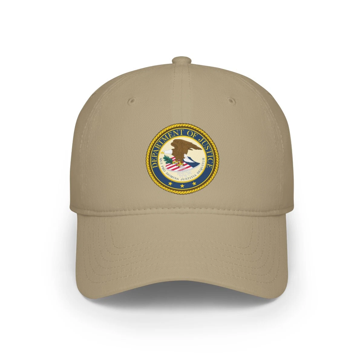 United States Department of Justice DOJ Low Profile Baseball Cap