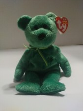 Ty Beanie Baby RARE Dublin, St. Patrick's Day 2002 Bear- PRISTINE w/Mint Tags
