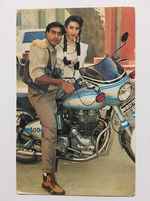 Indien Ajay Devgan & Karishna Kapoor Bollywood Folie Film Postkarte (1/12871)