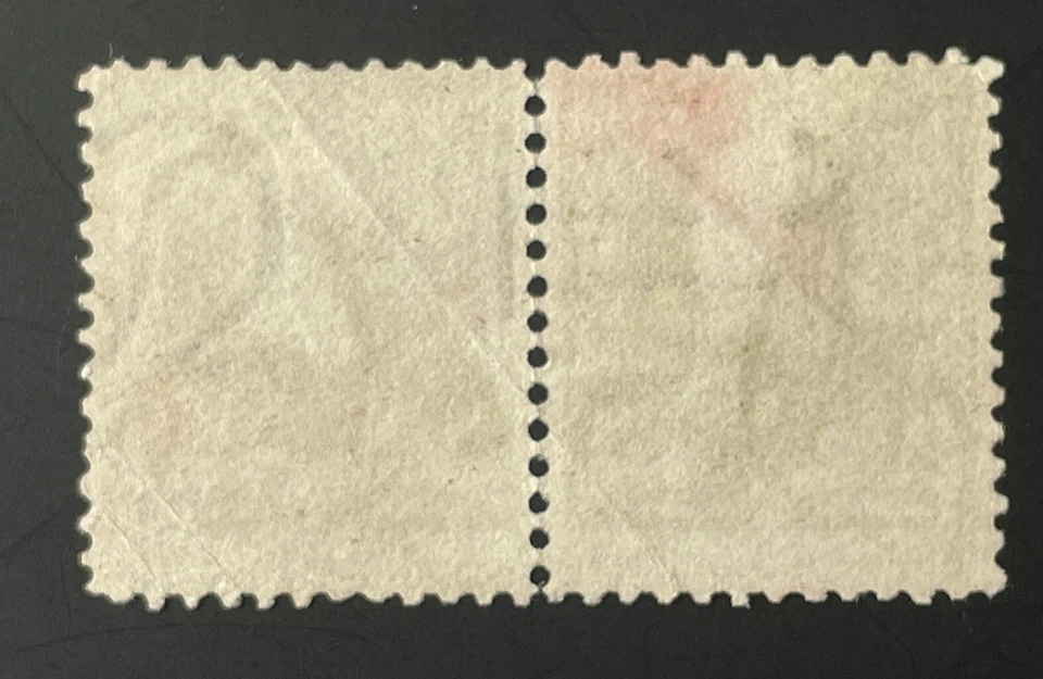 US Stamps;Scott #272a Genuine  SCARCE PAIR USED 1895 Sherman  W/PSE  Cert. $1900 - Image 3 of 4