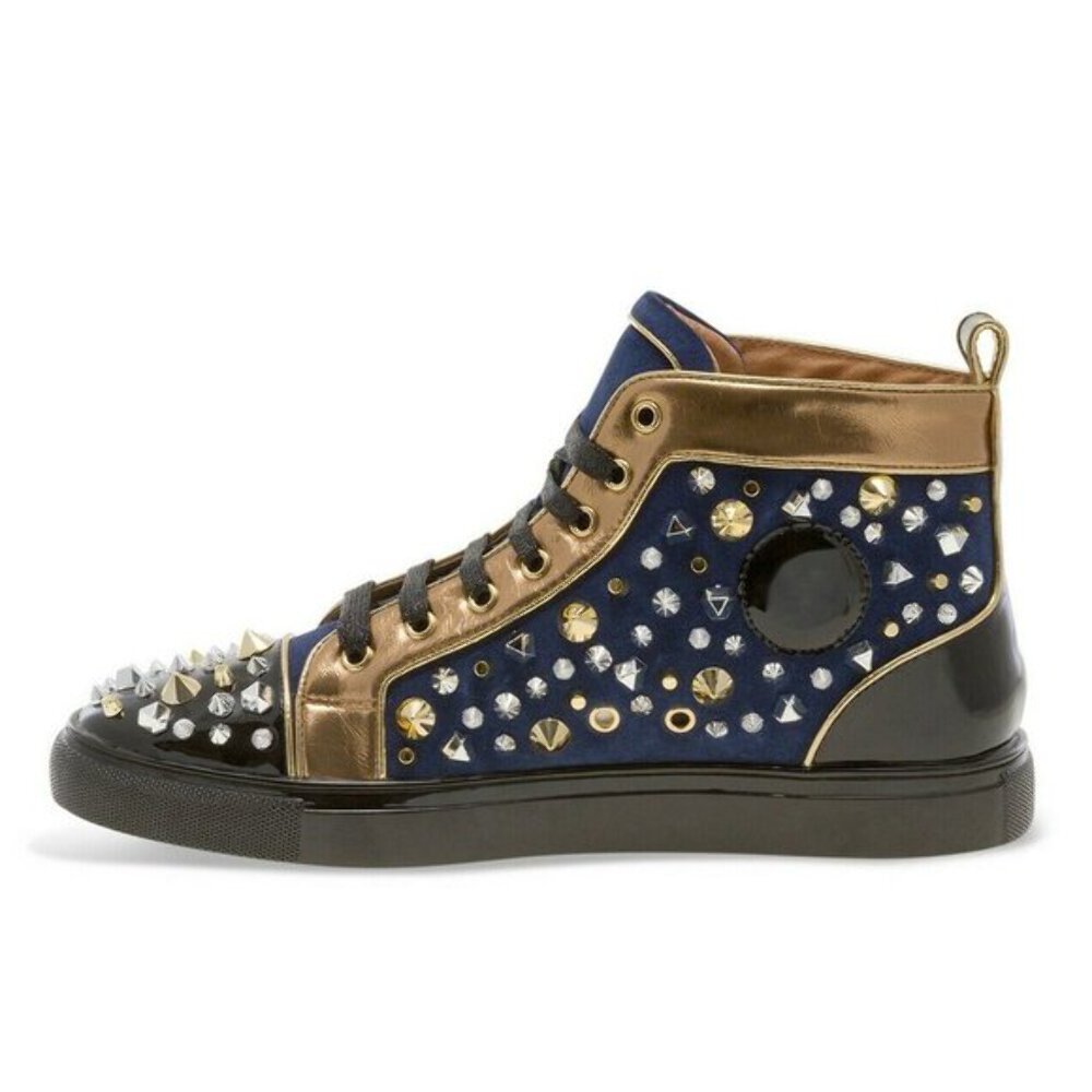 Men's J75 By Jump Siseley Navy | Gold Mid Top Spike NWT | eBay