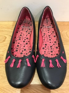 clarks navy flat shoes