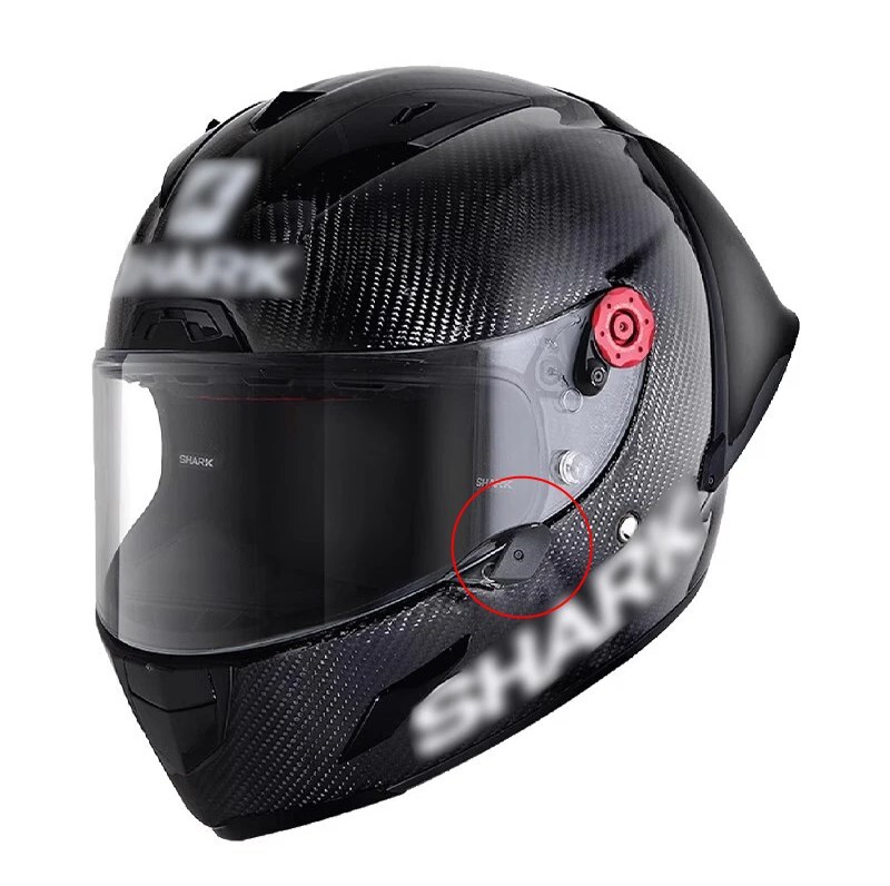 For SHARK RACE R PRO Helmet Visor Button Lock latch Tuyere Air