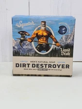 Dr. Squatch Limited Ed. Bar Soap Dirt Destroyer All Natural with Zero Grit 5oz