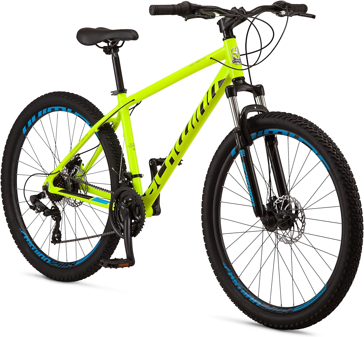High Timber Youth/Adult Mountain Bike for Men and Women, Aluminum and Steel Fram