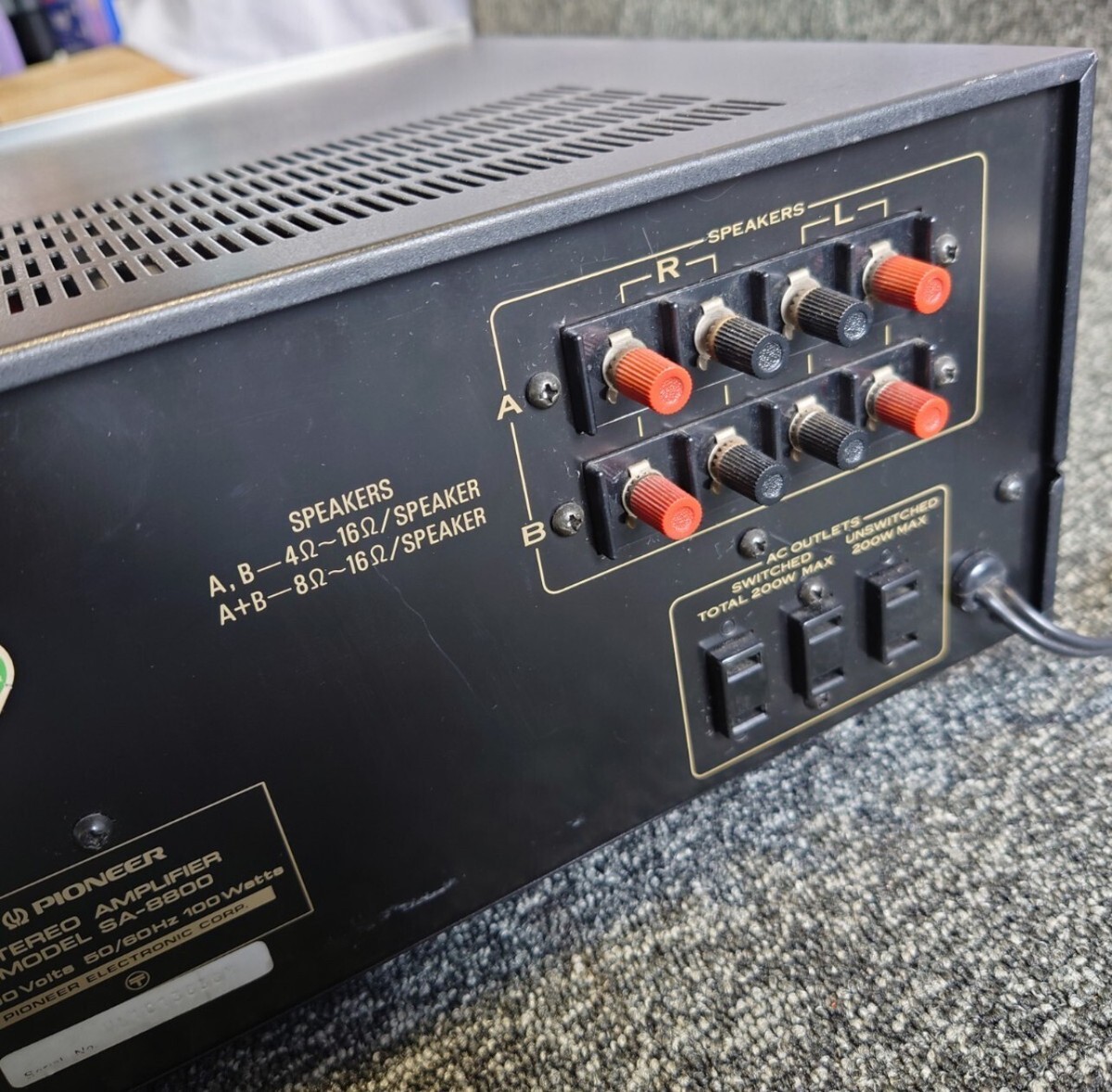 Pioneer SA-7500II プリメインアンプ Oleg's Vintage Audio: Pioneer SA-7500 II Stereo Integrated