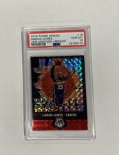 LEBRON JAMES 2019 PANINI MOSAIC JAM MASTERS MOSAIC PSA 10 GEM MINT