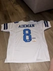 New ListingTroy Aikman Signed Dallas Cowboys #8 White Football Jersey PSA/DNA Auth