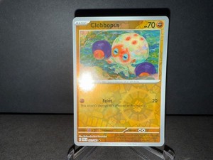 Clobbopus 051 2024 Pokemon Paldean Fates Reverse Holo Card NM+