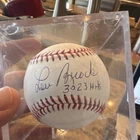 Lou Brock Signed Original Baseball w/ 3023 Hits Inscription, St. Louis Cardinals
