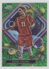 2023-24 Topps Cosmic Chrome Green Space Dust Refractor /75 Trae Young #1 1co7