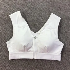 Tommie Copper Shoulder Support Sports Bra Womens Large Zip Front Activewear Gym