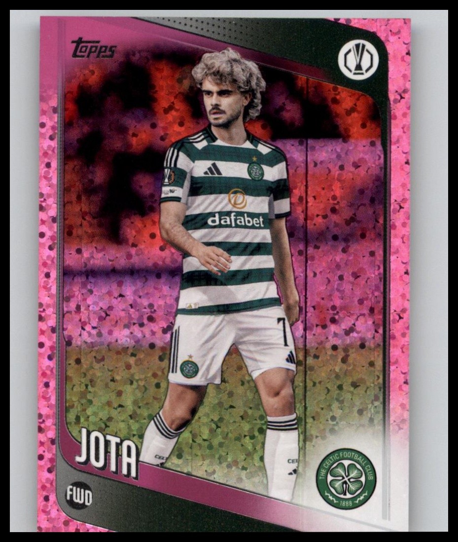 2025-26 Topps UEFA Club Competitions #30 Jota Pink Holo Foil