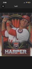 2011 Topps Bowman Chrome Exclusive Bryce Harper Rookie BCE1 Red