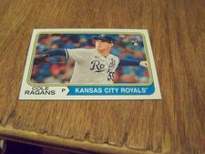 COLE RAGANS  ROOKIE  2023 TOPPS HERITAGE   BASEBALL CARD #652. rookie card picture