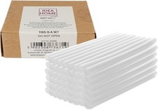 IDEA HOME Hot Glue Sticks 7mm x 100mm – 50 Pack Transparent – Universal Glue Gun 0.20 per stick