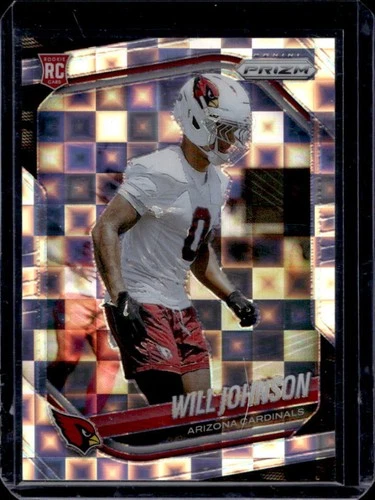 2025 Panini Prizm Will Johnson RC Pandora Rookie #/400 Cardinals