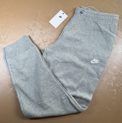 Nike Women s Essential Fleece Sweatpants Grey Size LARGE BV4095-063 New With tag