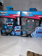 New in Box Lot of 2 Mr. Beast Lab Classic and Glow Panther Vinyl Figures-NIB
