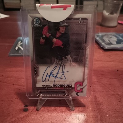 2021 Bowman Chrome Prospect Auto Gabriel Rodriguez #CPA-GR Auto 0c6