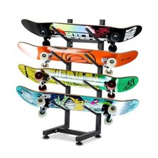 Skateboard Racks Floor Stand, 4-Layer Skateboard Holder,Snowboard Storage