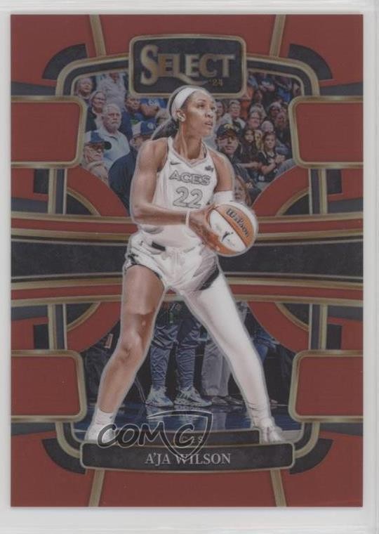 2024 Panini Select WNBA Concourse Red Prizm 142/149 A'ja Wilson #86 5l1