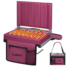 Heated Stadium Seats for Bleachers    3-Level Heating Foldable Chair with Back