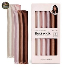 Kitsch Flexi Rods Hair Rollers - Rosewood - 6pk