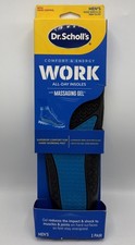 Dr Scholls Insoles Men Work Massaging Gel Size 8-14 Full Shoe Insole 1 Pair New