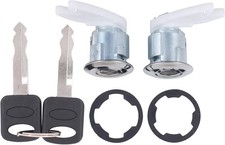 Driver and Passenger Side Door Lock Cylinder Keys for Ford F150 F250 F350 Bronco